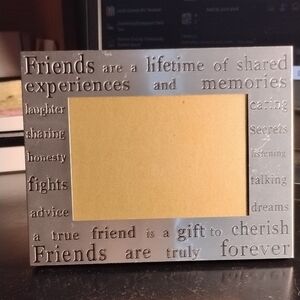 Silver Friends Photo Frame